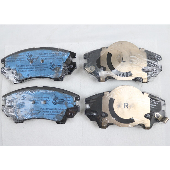 Front Disc Brake Pad Set w/ Clips for 2014-17 Chevrolet Caprice V6 V8, 171-1083 - Picture 3 of 7